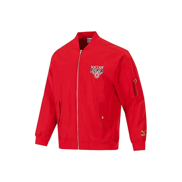 PUMA Red Men's Jackets PUMA Красный Мужские Куртки