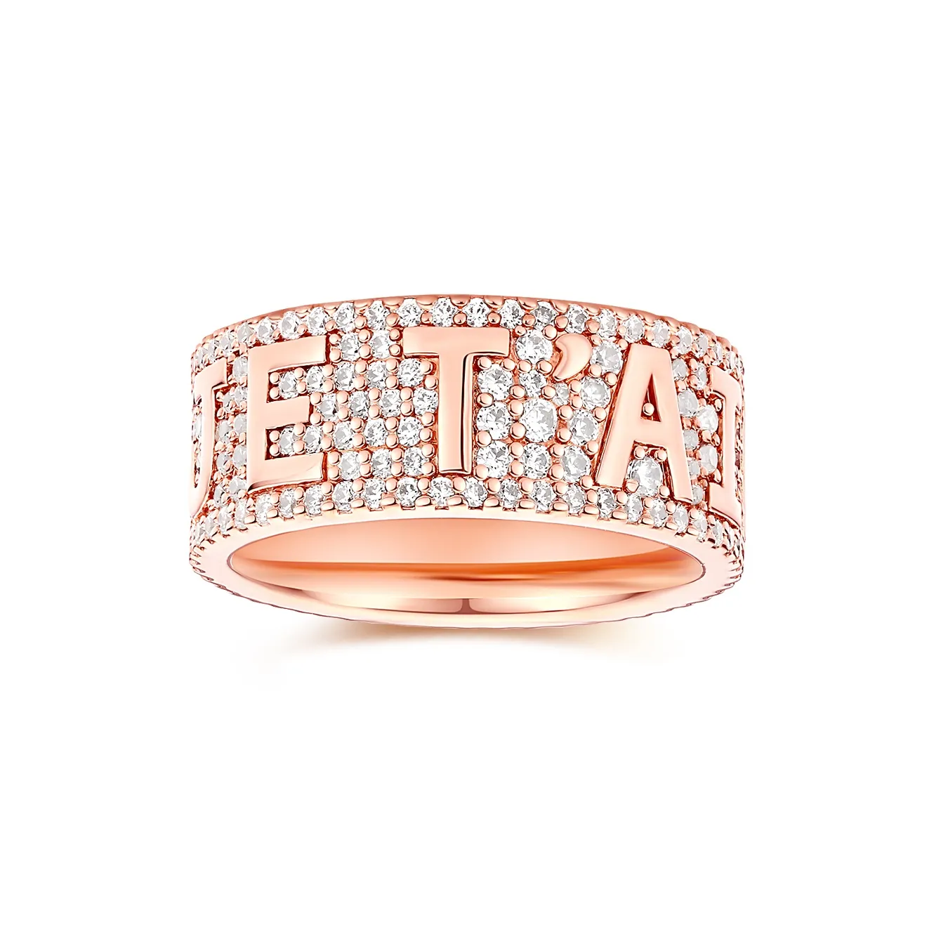 Apm Monaco Сплав Кольца Унисекс Розовое Золото