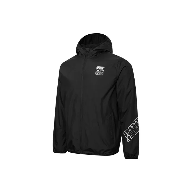 PUMA WINDBREAKER Jacket Men's Black