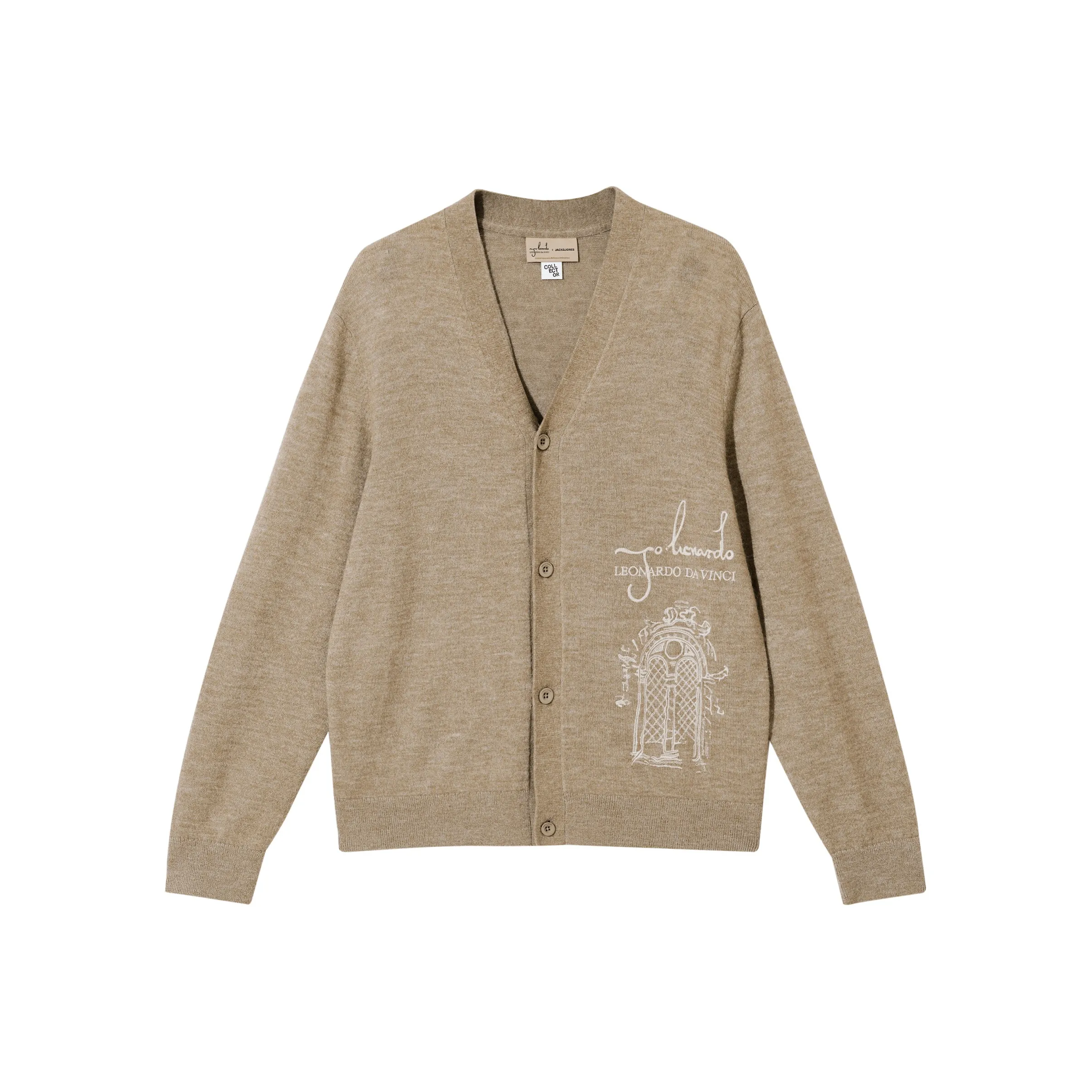 JACK JONES· Трикотаж Мужской Цвет Коричневый