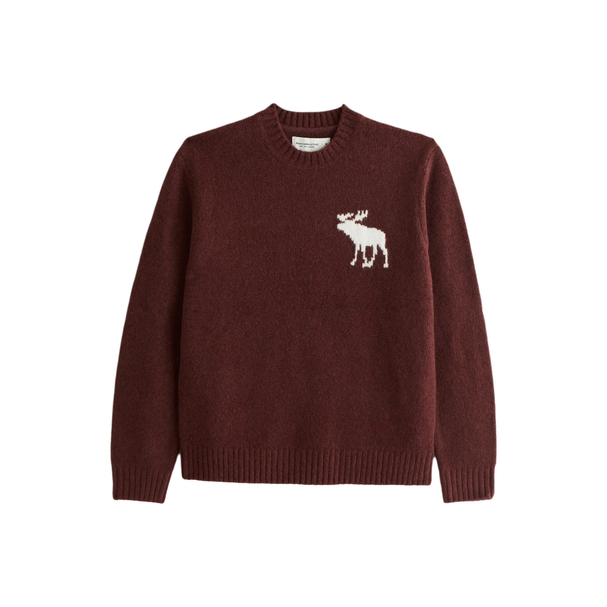 Abercrombie＆Fitch Sweater Unisex Brick Red