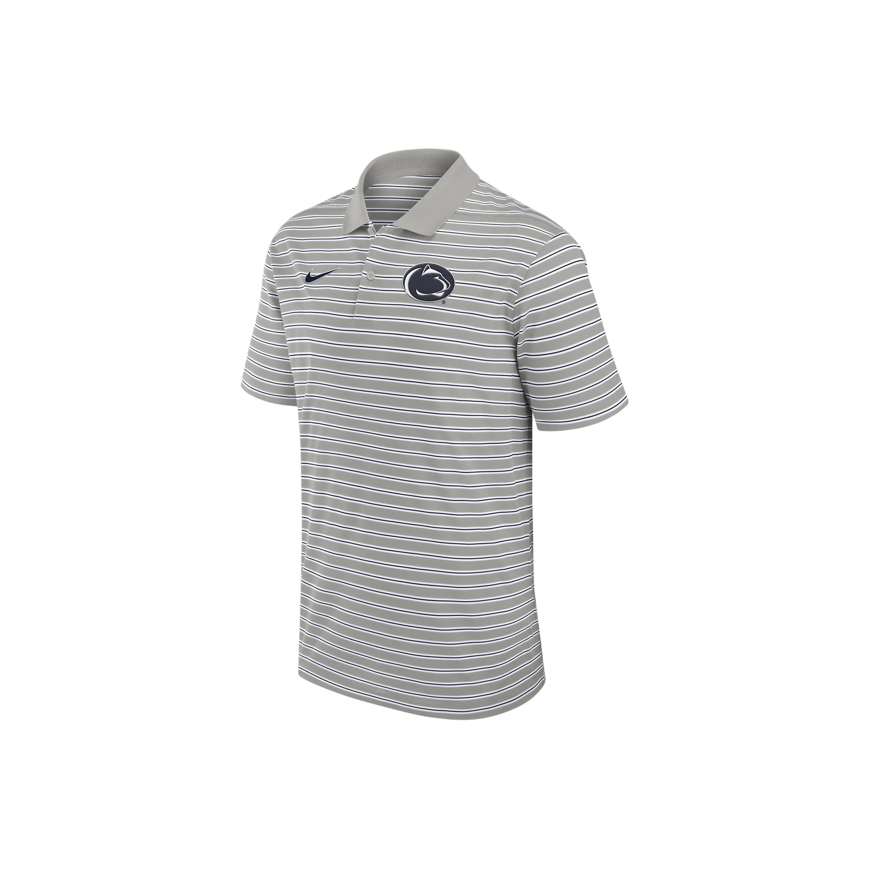 Nike Penn State Nittany Lions Primetime Victory Striped Men's Nike Dri FIT College Polo