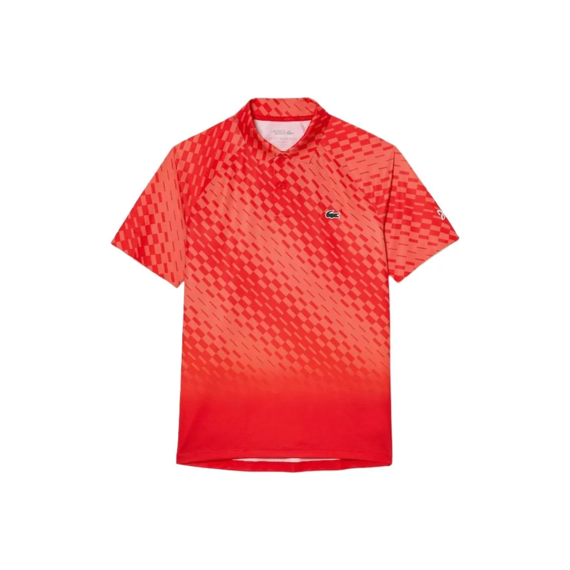 LACOSTE Djokovic Collaboration Red Men's Polo
