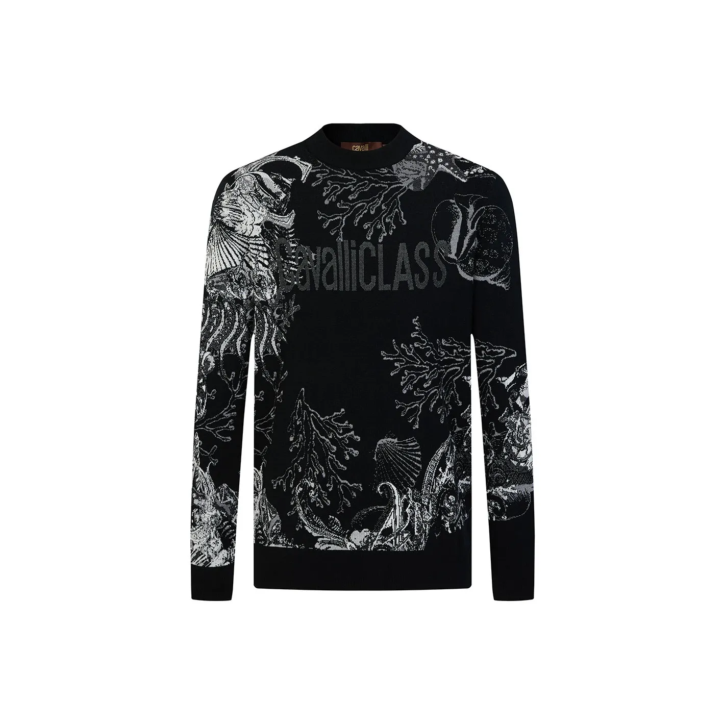 Cavalli Class Sweater Men's Black