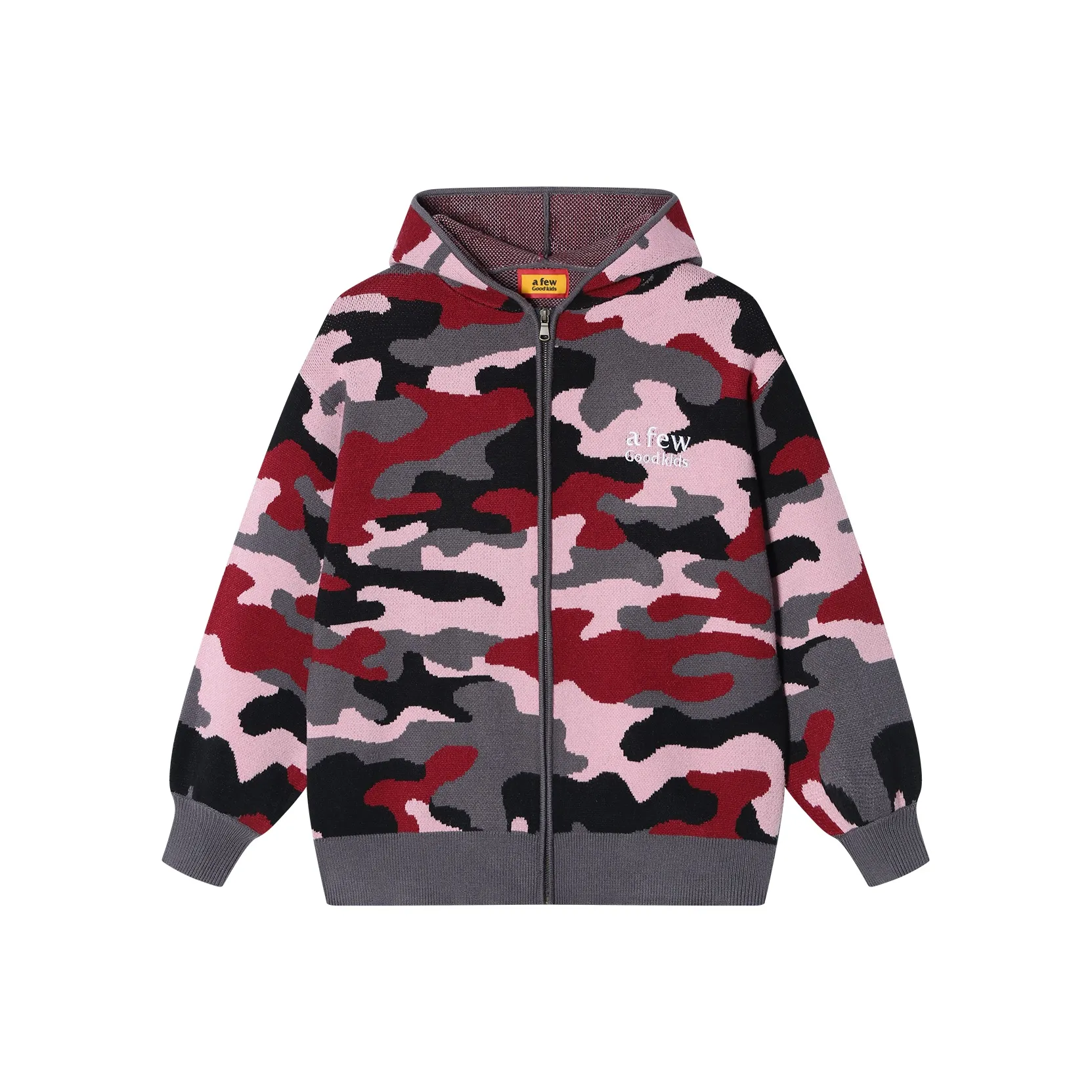 AFGK FW24 Свитер Унисекс Розовый Камуфляж