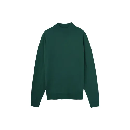 JOHN SMEDLEY Зеленый Мужские Свитеры