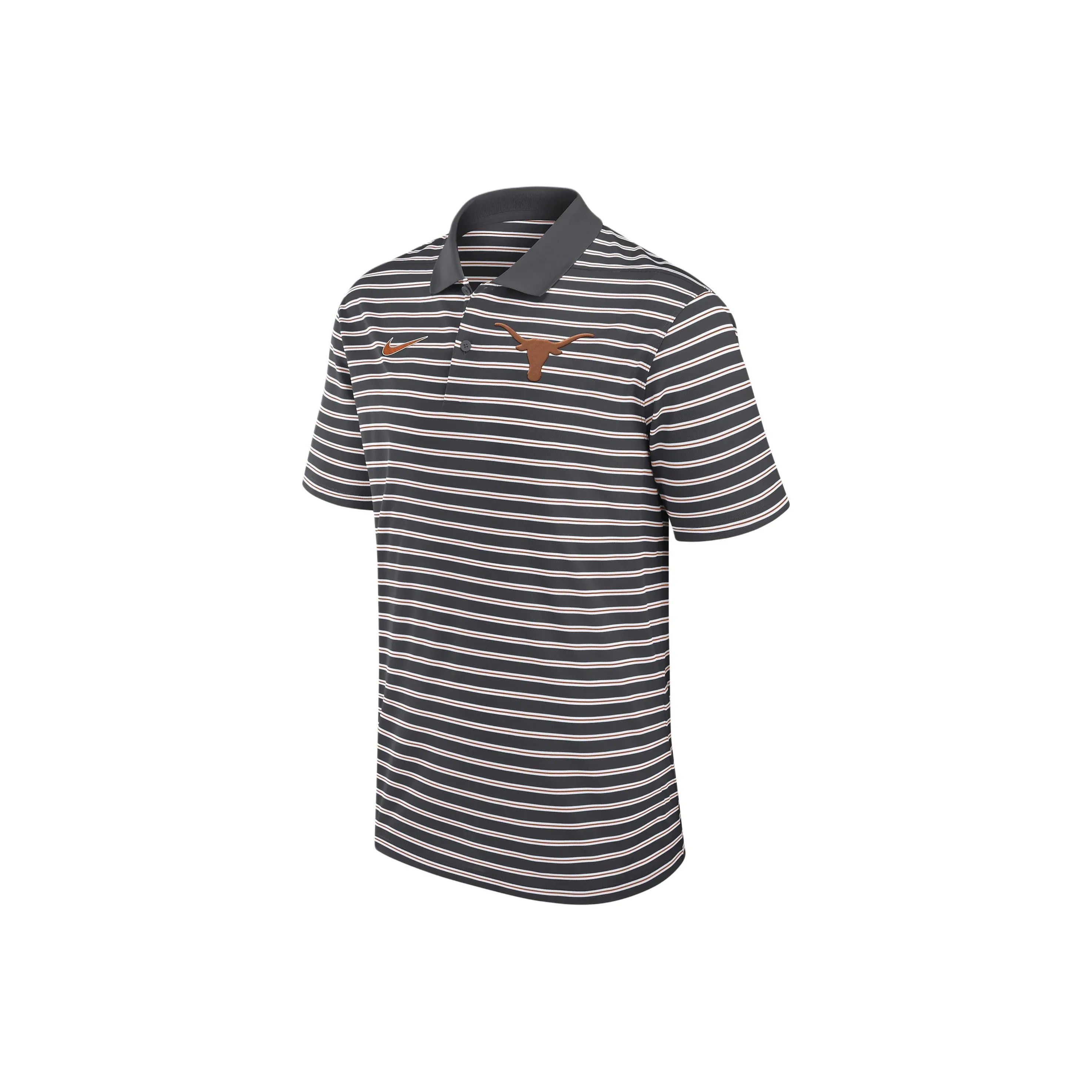 Nike Texas Longhorns Primetime Victory Striped Men's Nike Dri FIT College Polo