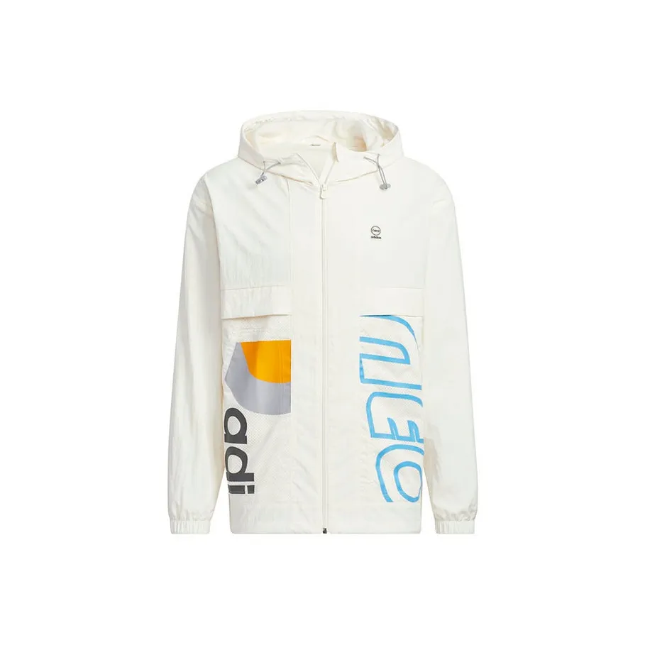 Adidas Neo Куртка Мужская Розовая Белая