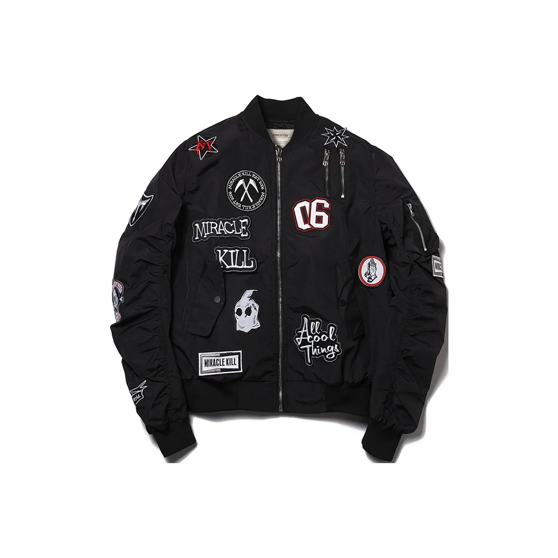 MIRACLE KILL Черная унисекс куртка