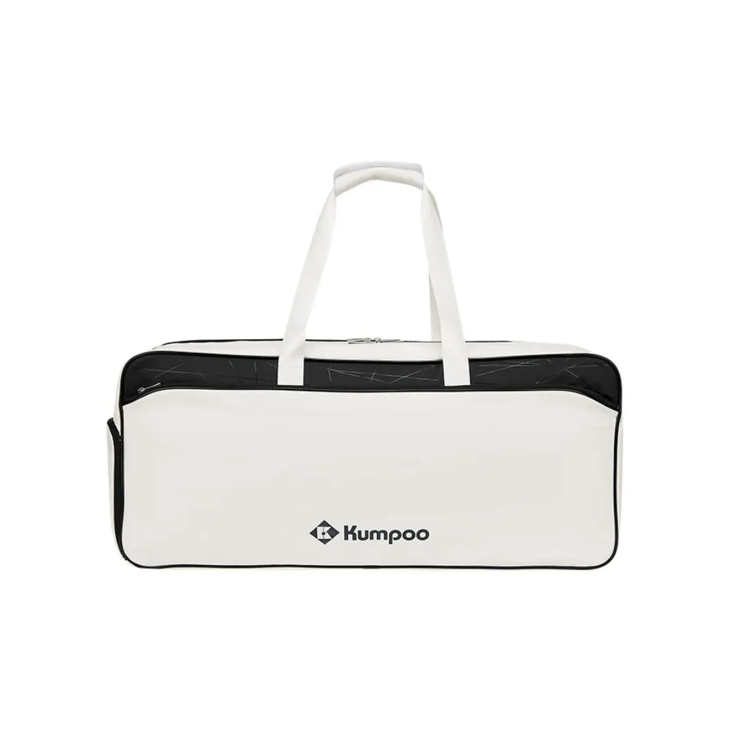 KUMPOO PVC Спортивная сумка унисекс белый черный