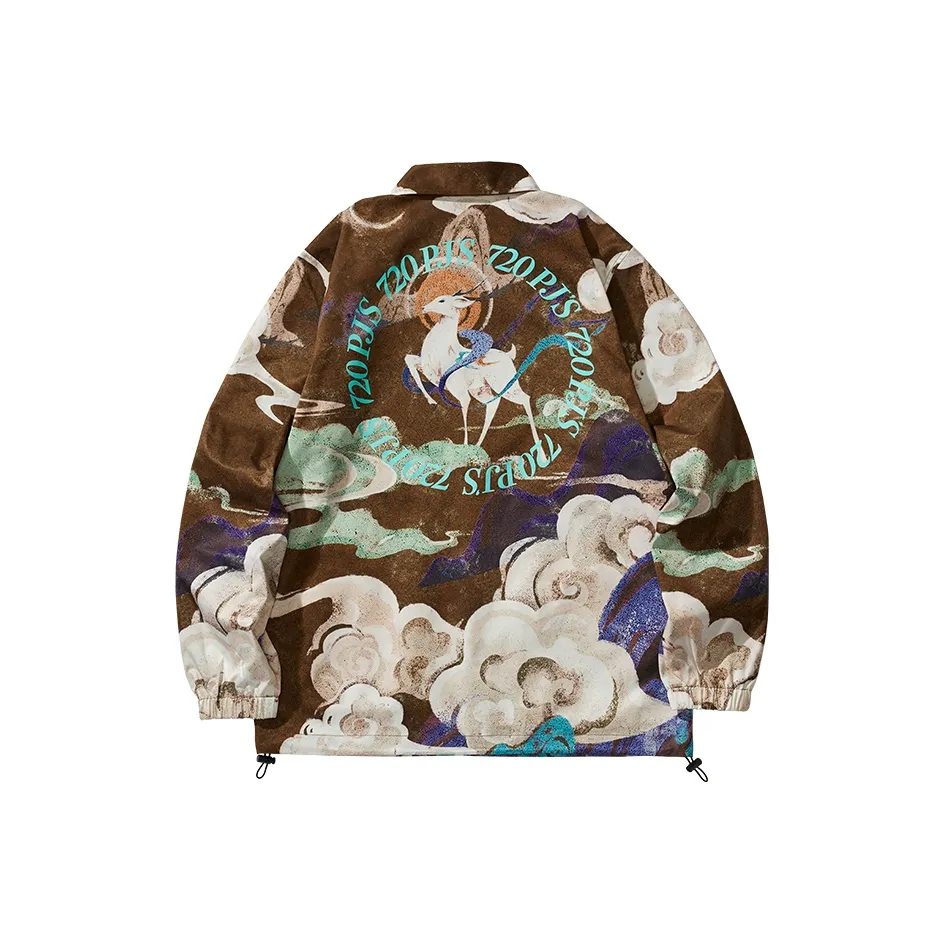 PJ's Vigor x 720 CHAOLIUZHULIREN Свободный крой Куртка Унисекс