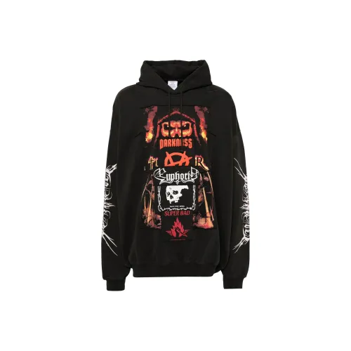 Vetements Черный Унисекс Свитшоты