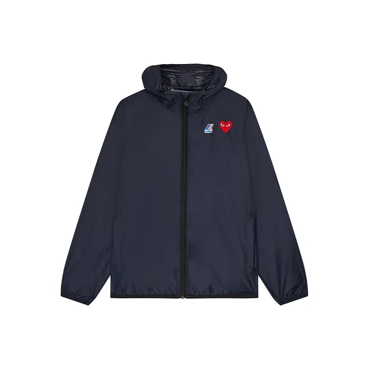 Comme Des Garcons Play X K Way Kids Full Zip Jacket