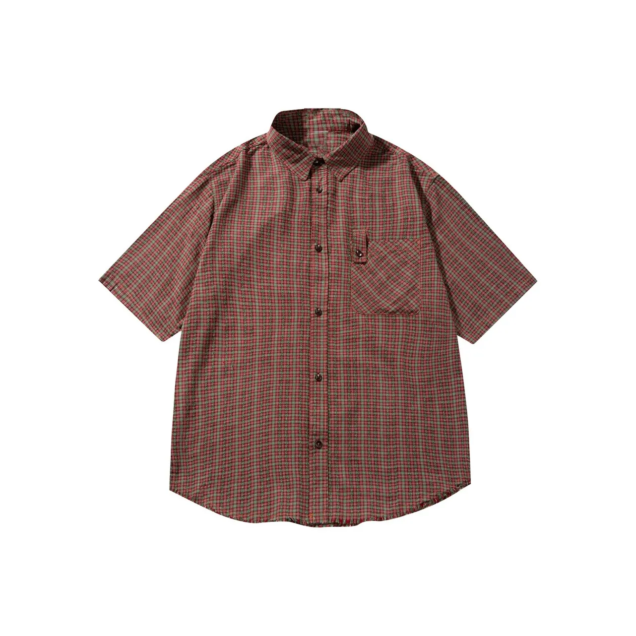 Dme Красная клетка Унисекс Рубашки