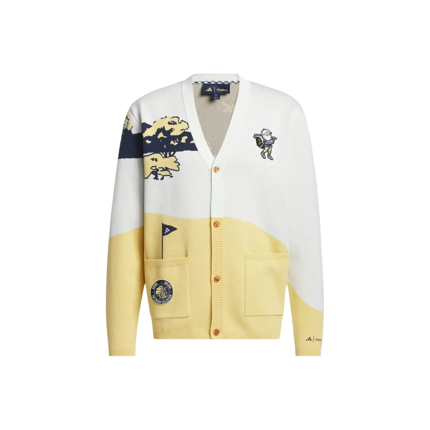 Adidas Knitwear Men's Yellow White