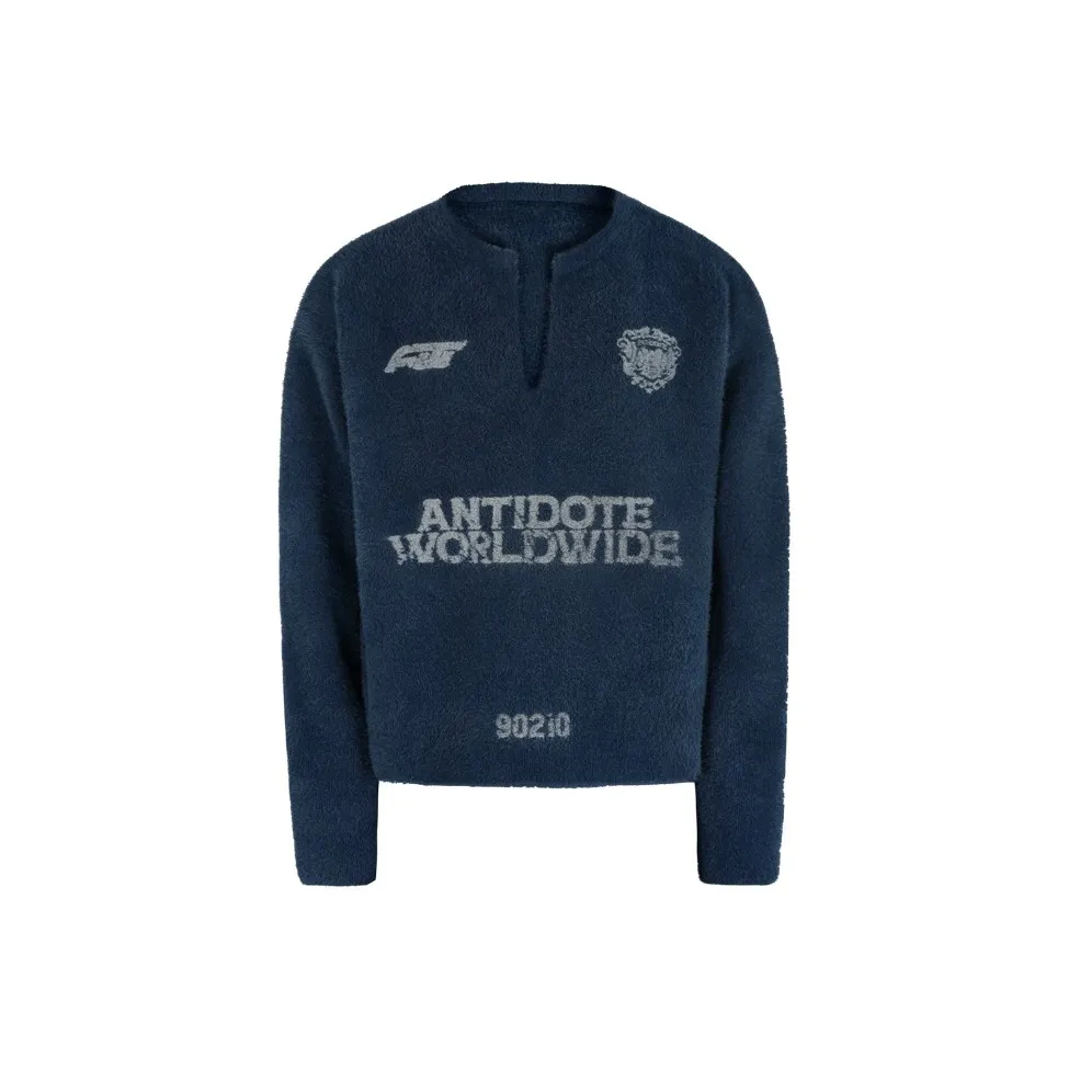 ANTIDOTE WORLDWIDE Трикотаж Унисекс Темно-синий