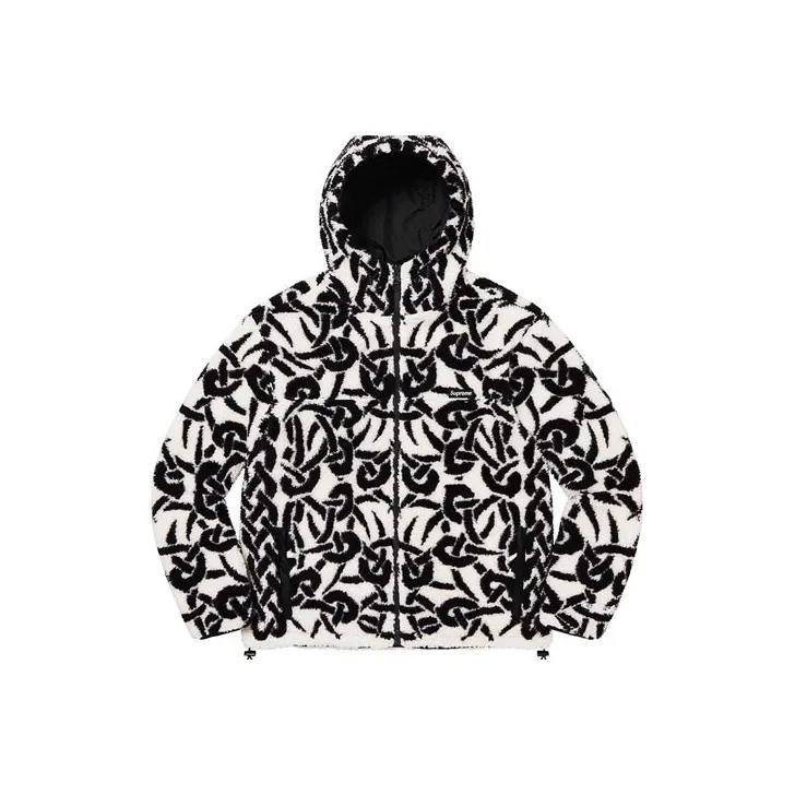 Supreme Celtic Knot Reversible Windstopper Fleece Hooded Jacket