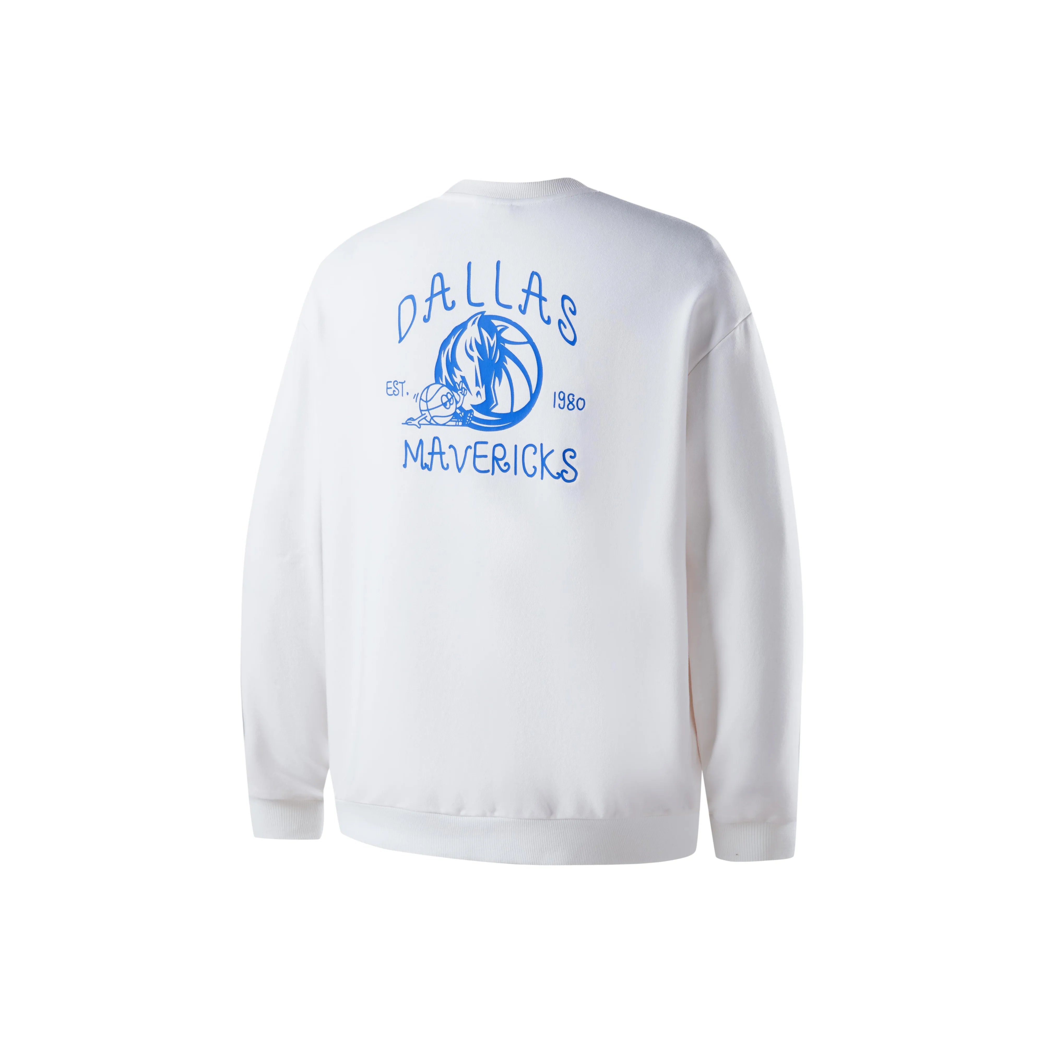 NBA Dallas Mavericks Sweatshirt Unisex White