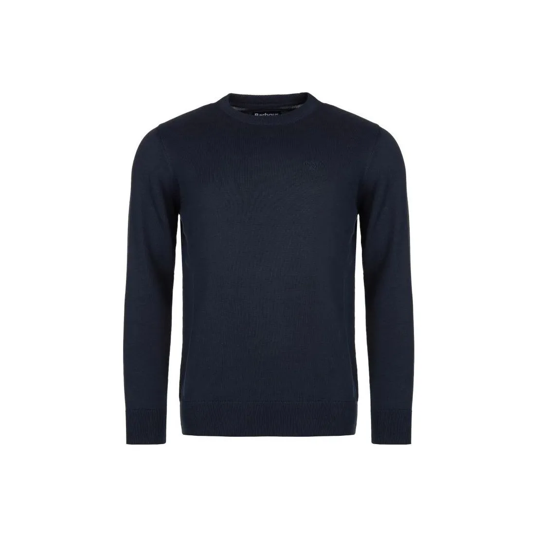 BARBOUR Pima Cotton Crew Neck Sweater Sweater Men's Marine Blue