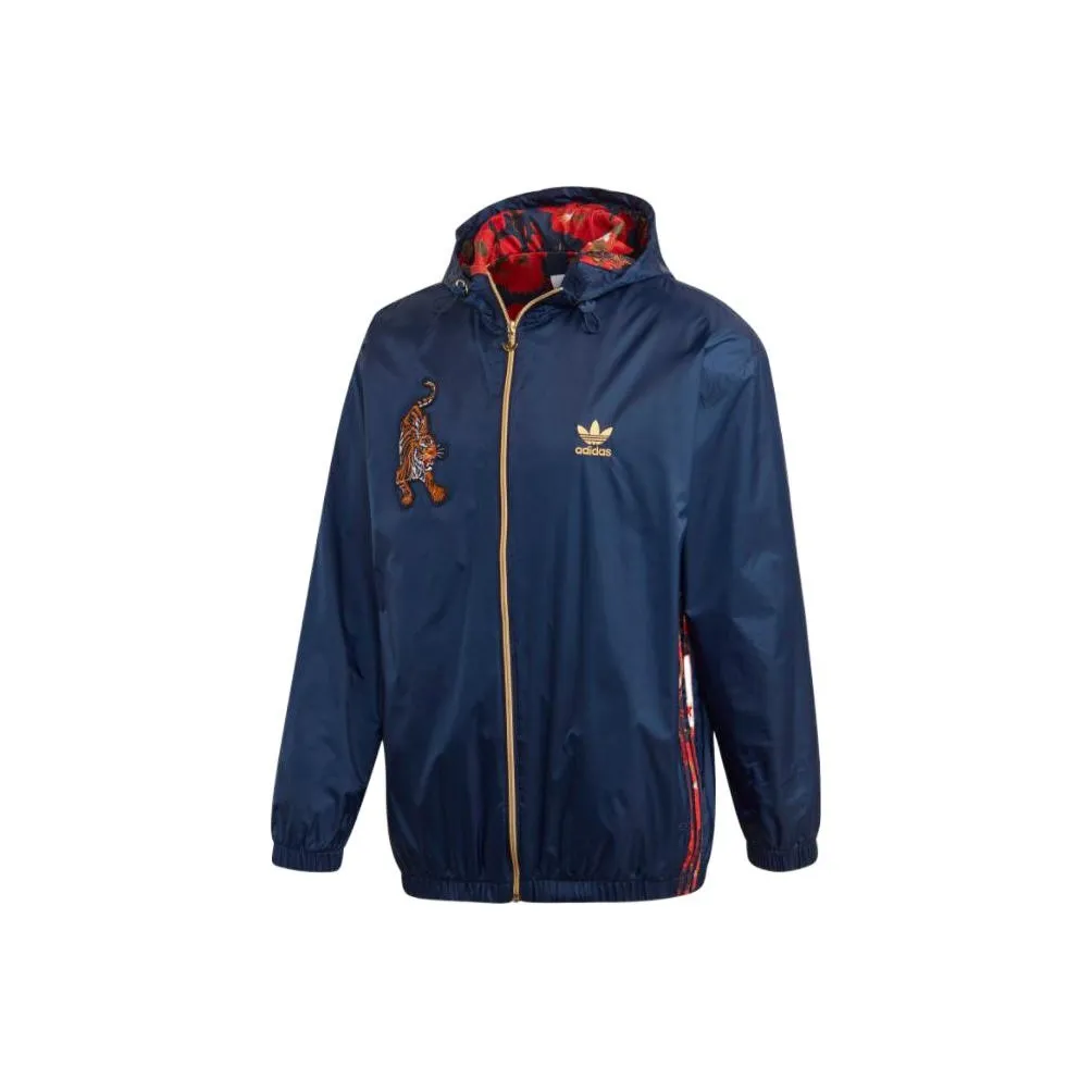 Adidas Originals Chinese Style Mix Street Fashion Jackets Men's Blue