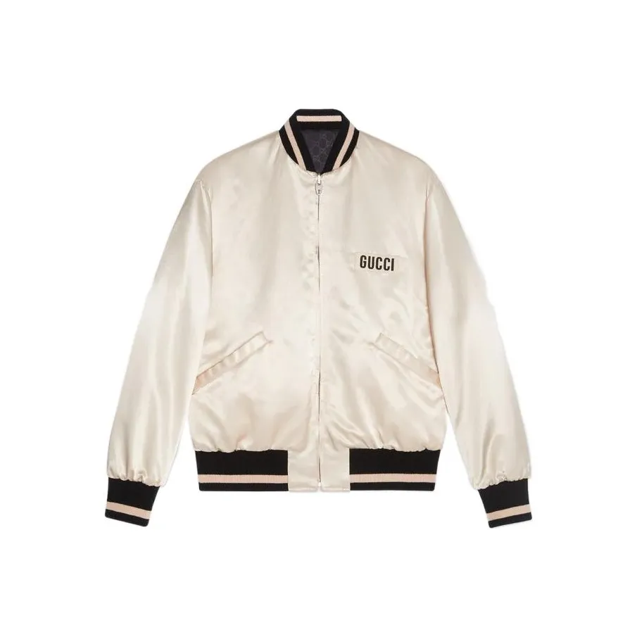 GUCCI Gg Supreme Reversible Bomber Jacket
