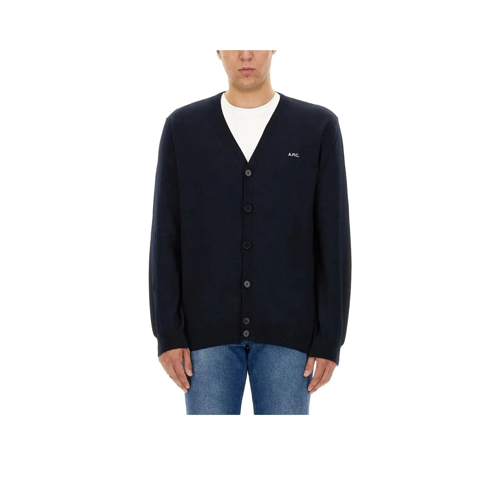 A.P.C Knitwear Men Marine Blue