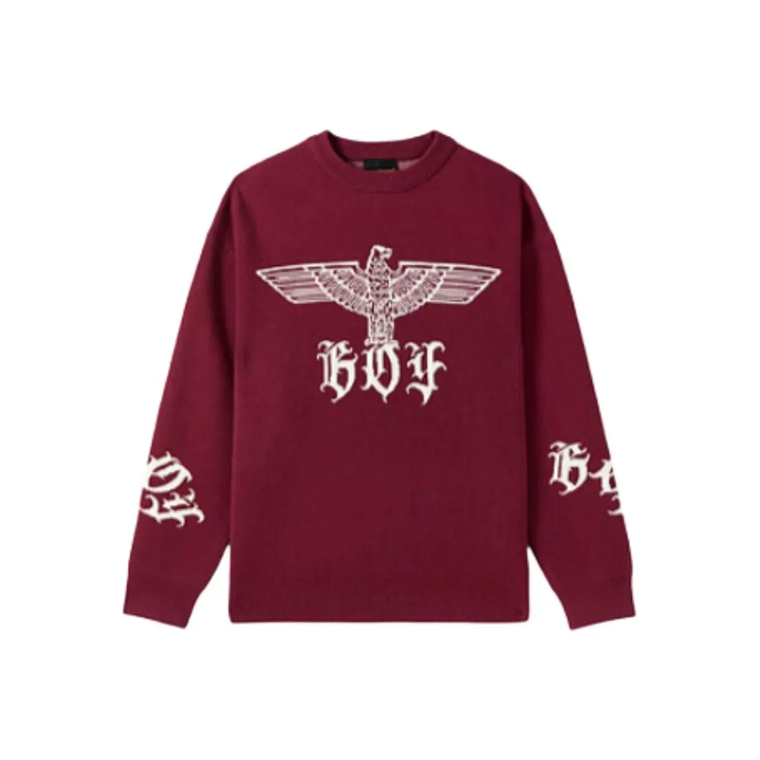 Boy London New Year Sweater Unisex Burgundy