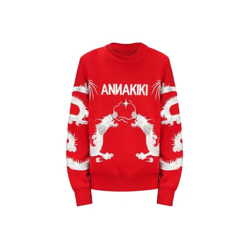 annakiki Красный Унисекс Свитеры