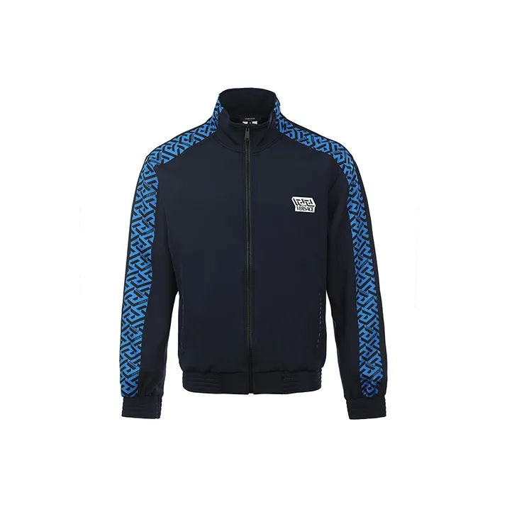 VERSACE VERSACE SS22 Jacket Men's Blue