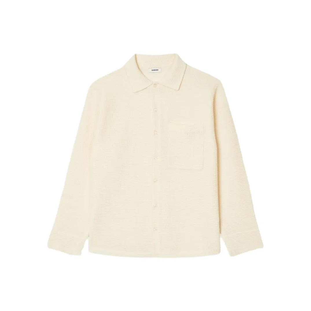 Sandro Waffle knit Shirt