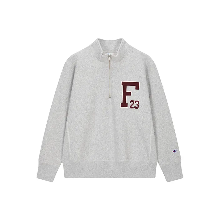 Champion FW24 REVERSE WEAVE Sweatshirt Unisex Light Gray