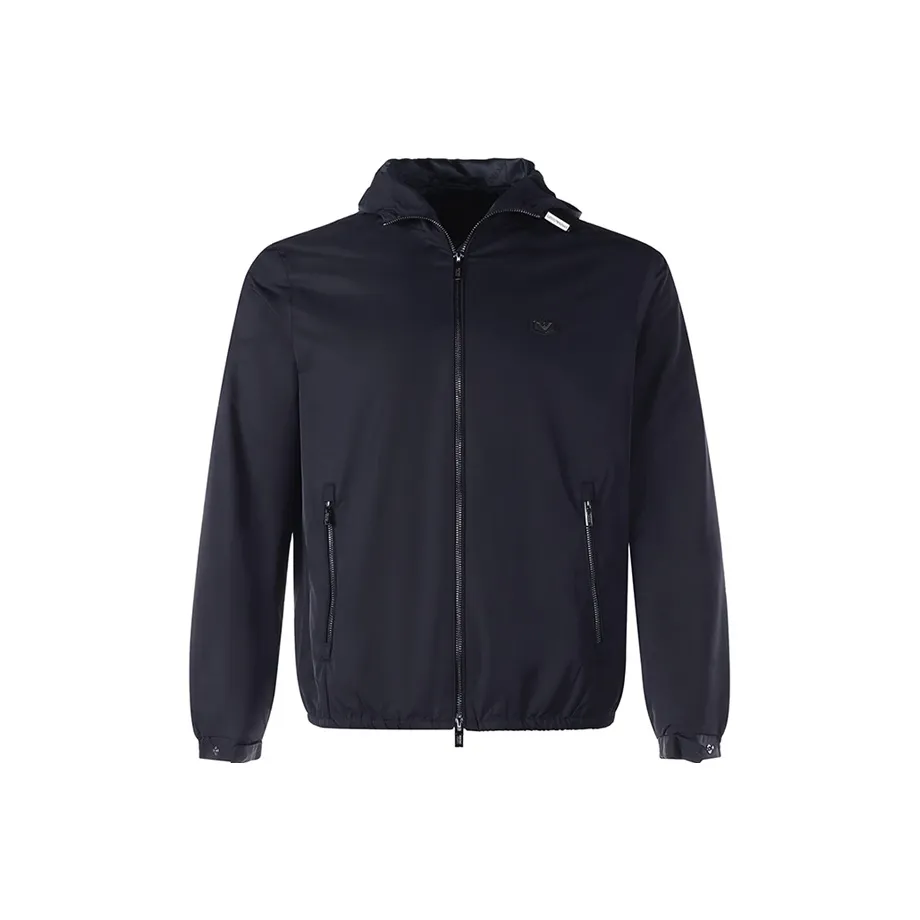 EMPORIO ARMANI Logo Patch Water Repellent Jacket