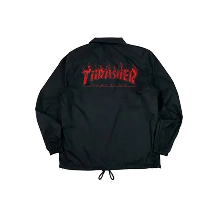 Thrasher Черные Унисекс Куртки