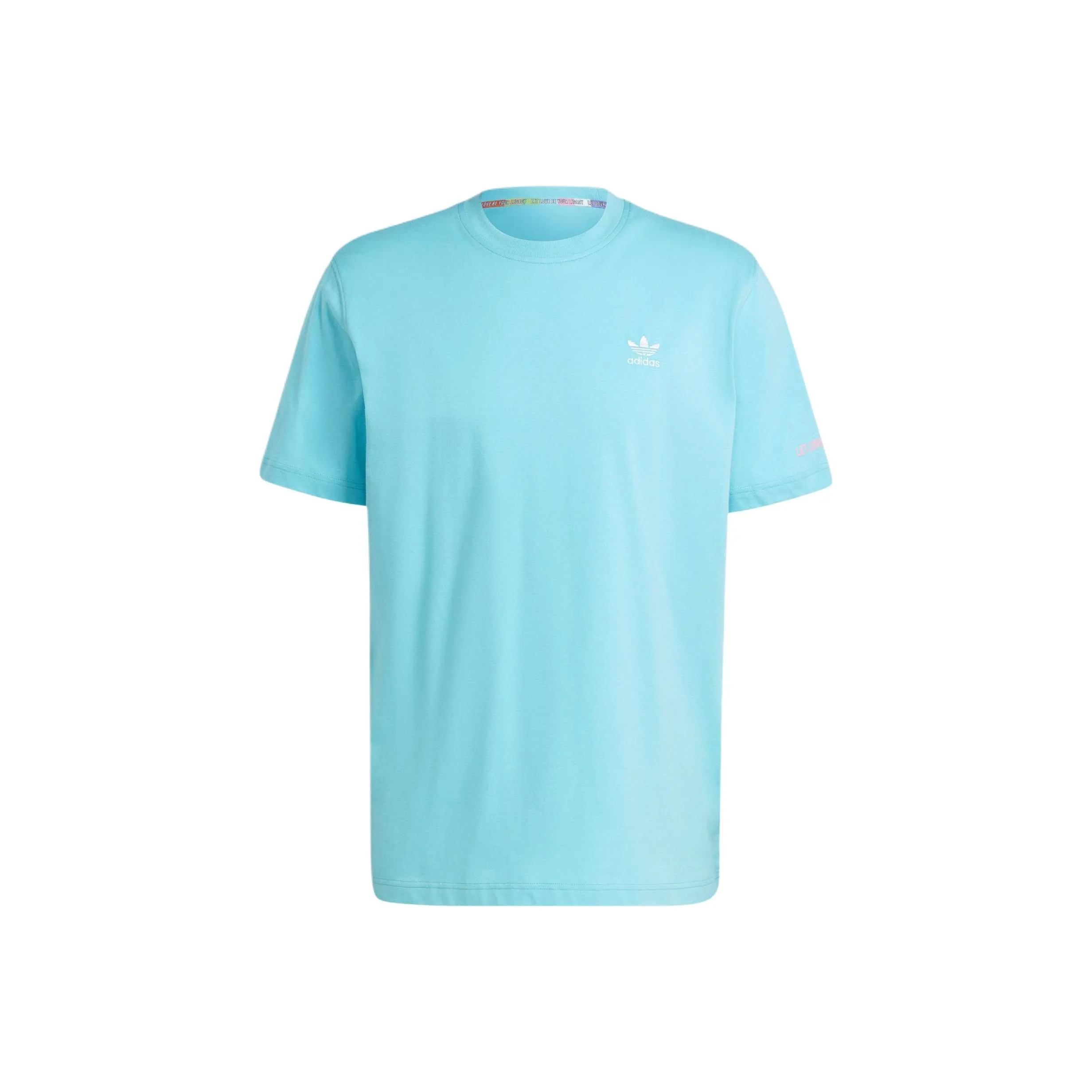 Adidas Originals PRIDE RM T Shirts Men's Crystal Blue