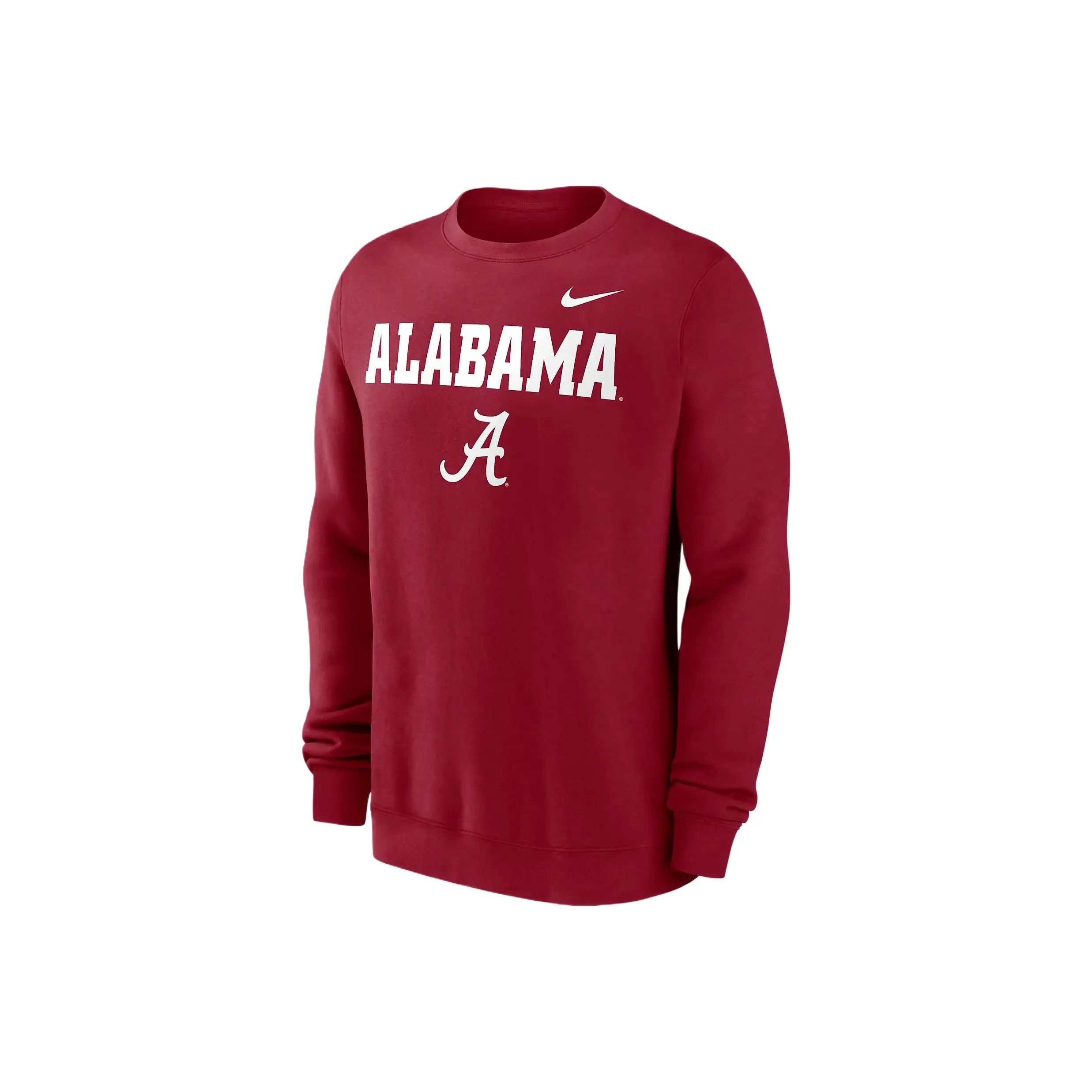 Nike Alabama Crimson Tide Primetime Primary Stack Men's Nike College Pullover Crew