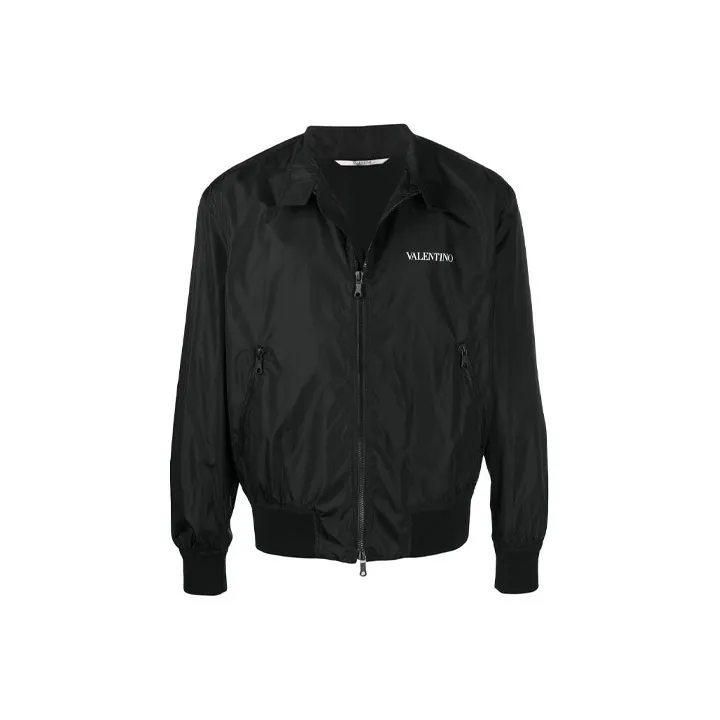 Valentino Jackets & Coats Men's Black