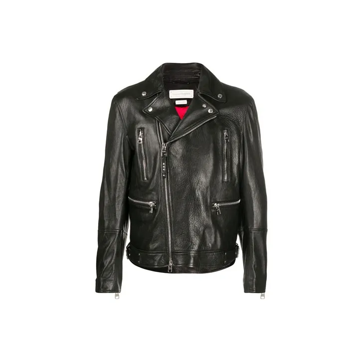 Alexander McQueen Zip Up Biker Jacket