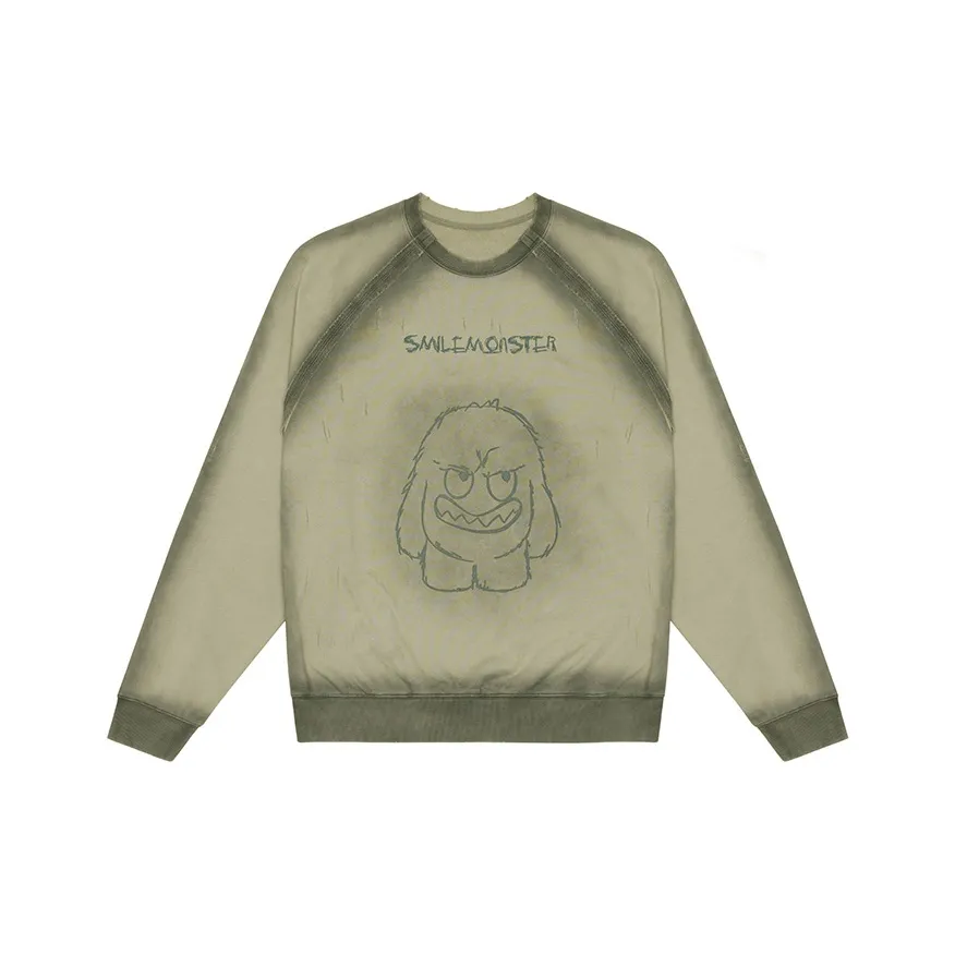 SMILEREPUBLIC x SMILE MONSTER Толстовка Унисекс Кофе