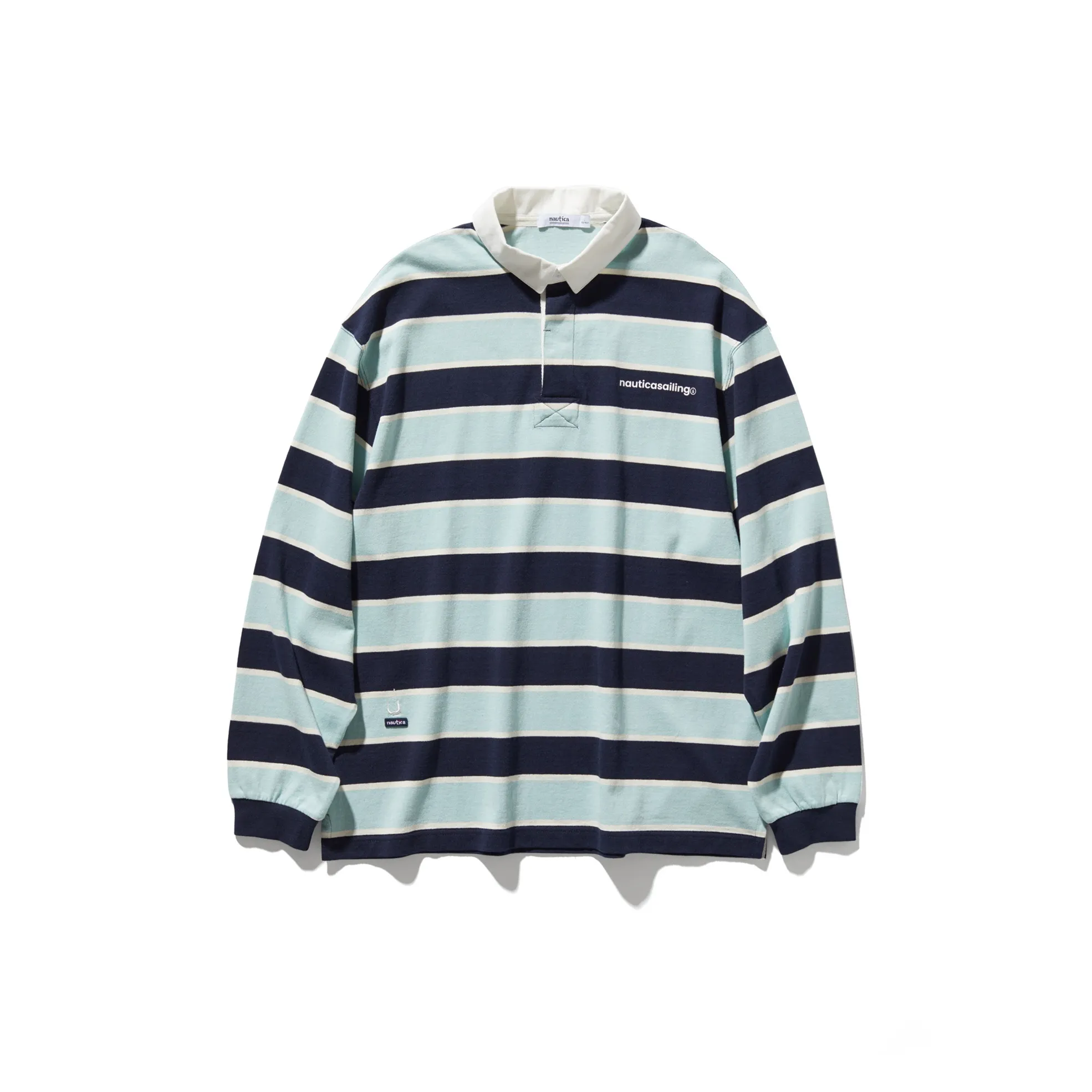 Nautica White Sail Short Sleeved Polo Shirt Men's