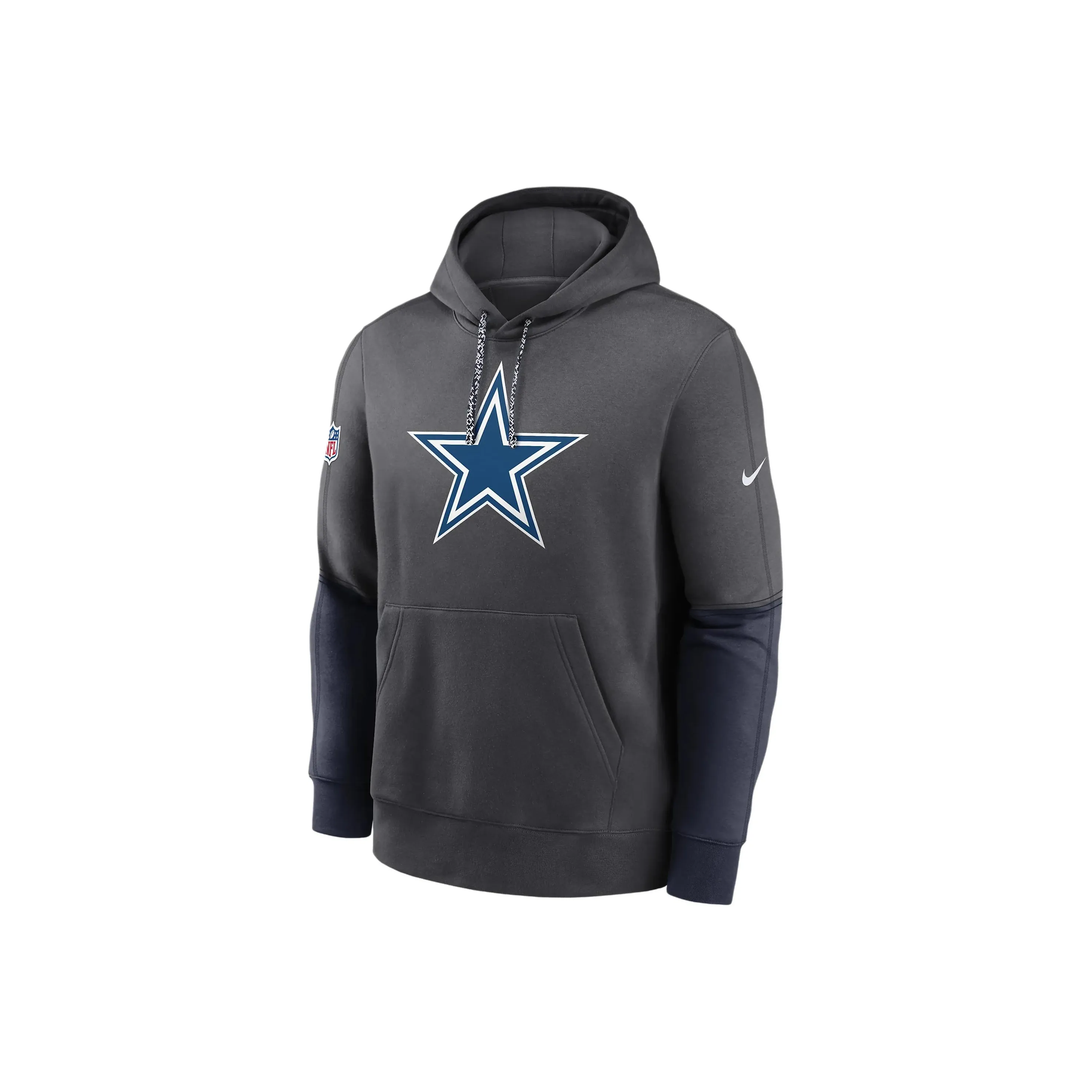 Nike Dallas Cowboys Sideline Team Issue Club Men's Nike Nfl Pullover Hoodie