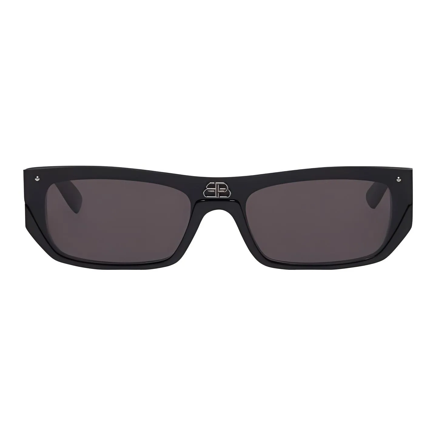 Balenciaga Shield Rectangular Frame Sunglasses