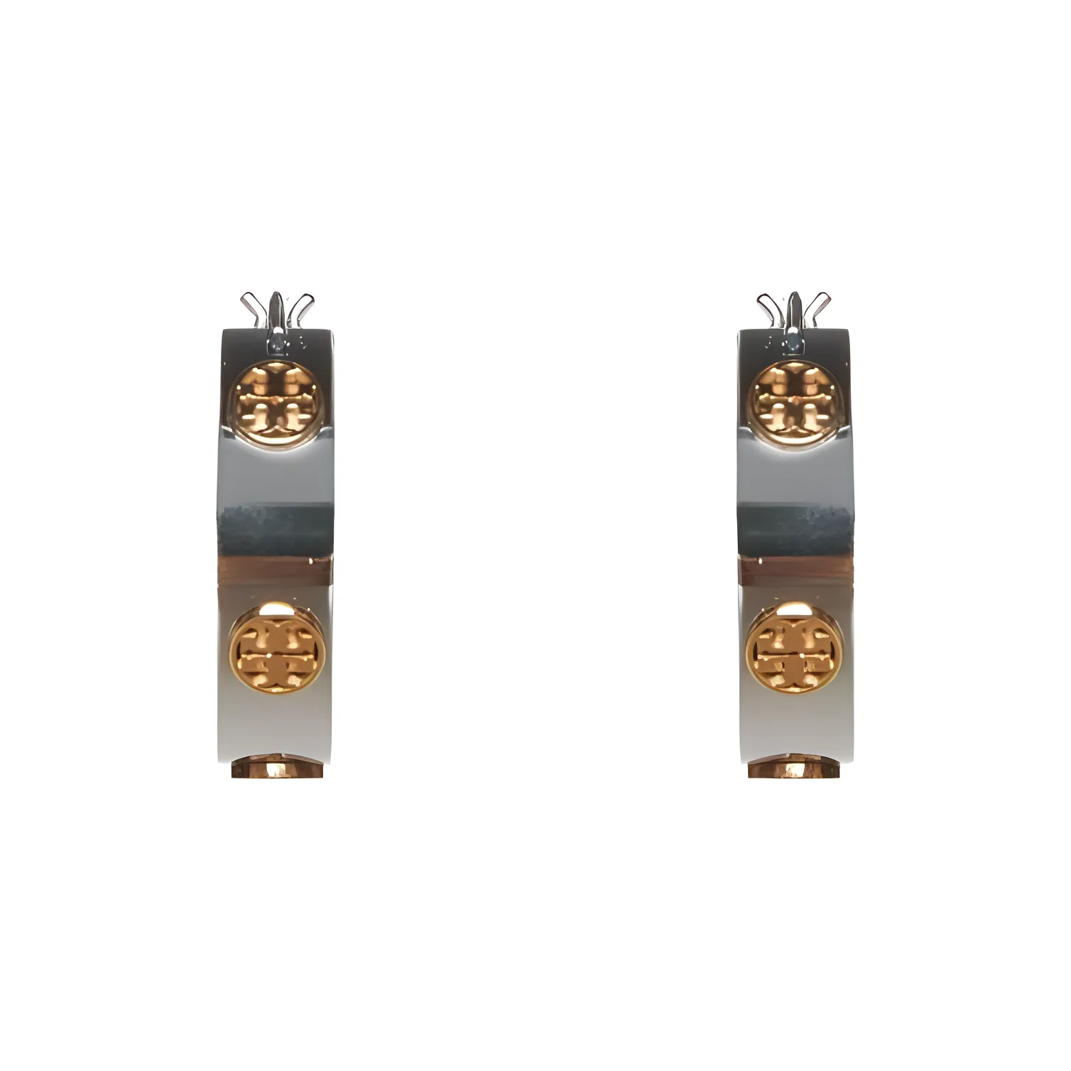 TORY BURCH Серьги из нержавеющей стали женские серебряные