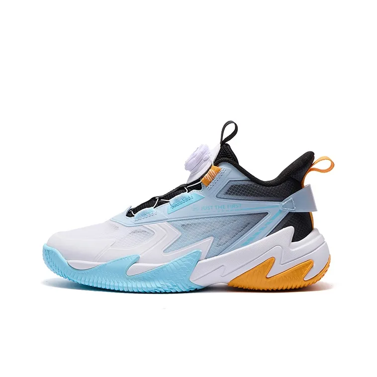 361°KIDS Tactician Детские баскетбольные кроссовки Низкий верх 361° Белый/Прозрачный Синий Унисекс