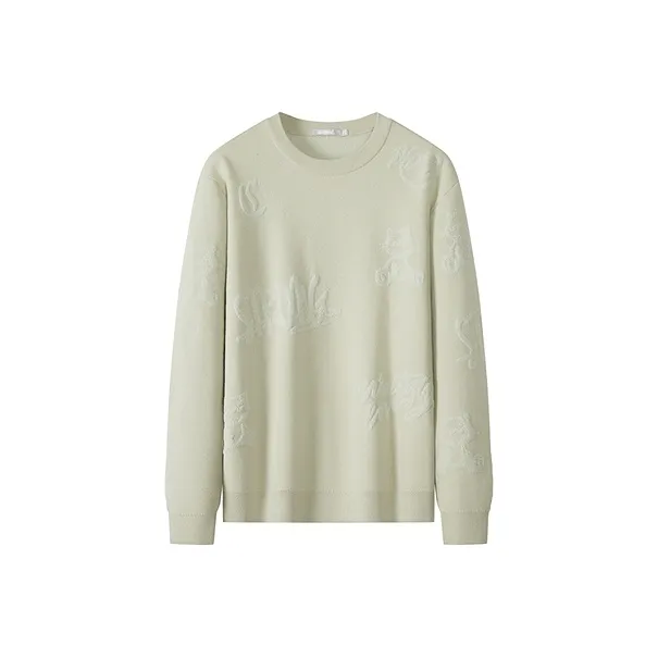 Cabbeen Трикотаж Мужской Шалфейный Зеленый