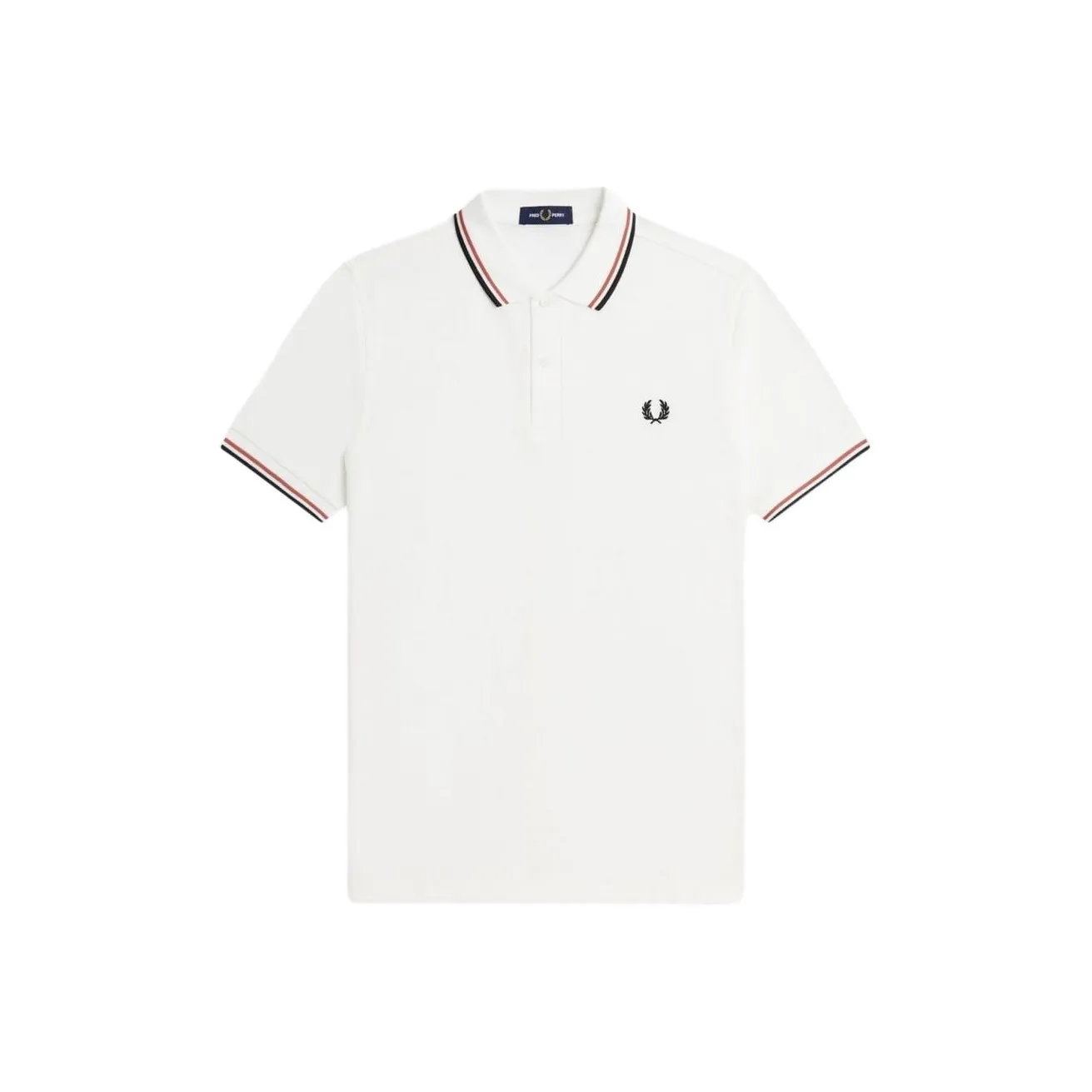 FRED PERRY Поло Мужское Белое