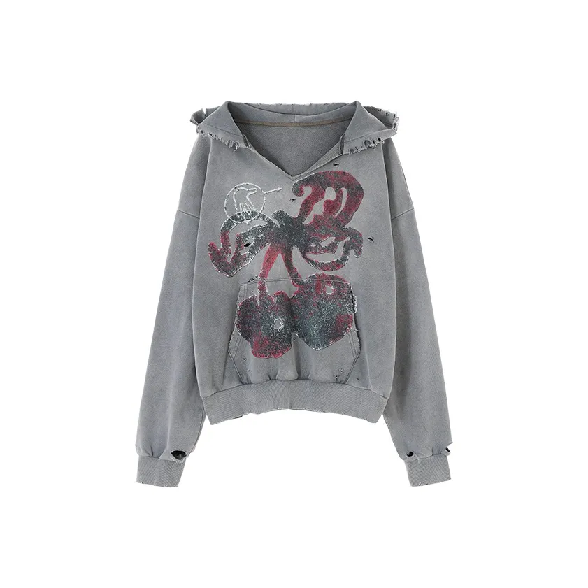 CONP Вишня Thief Свитшот Унисекс Дымчато-серый