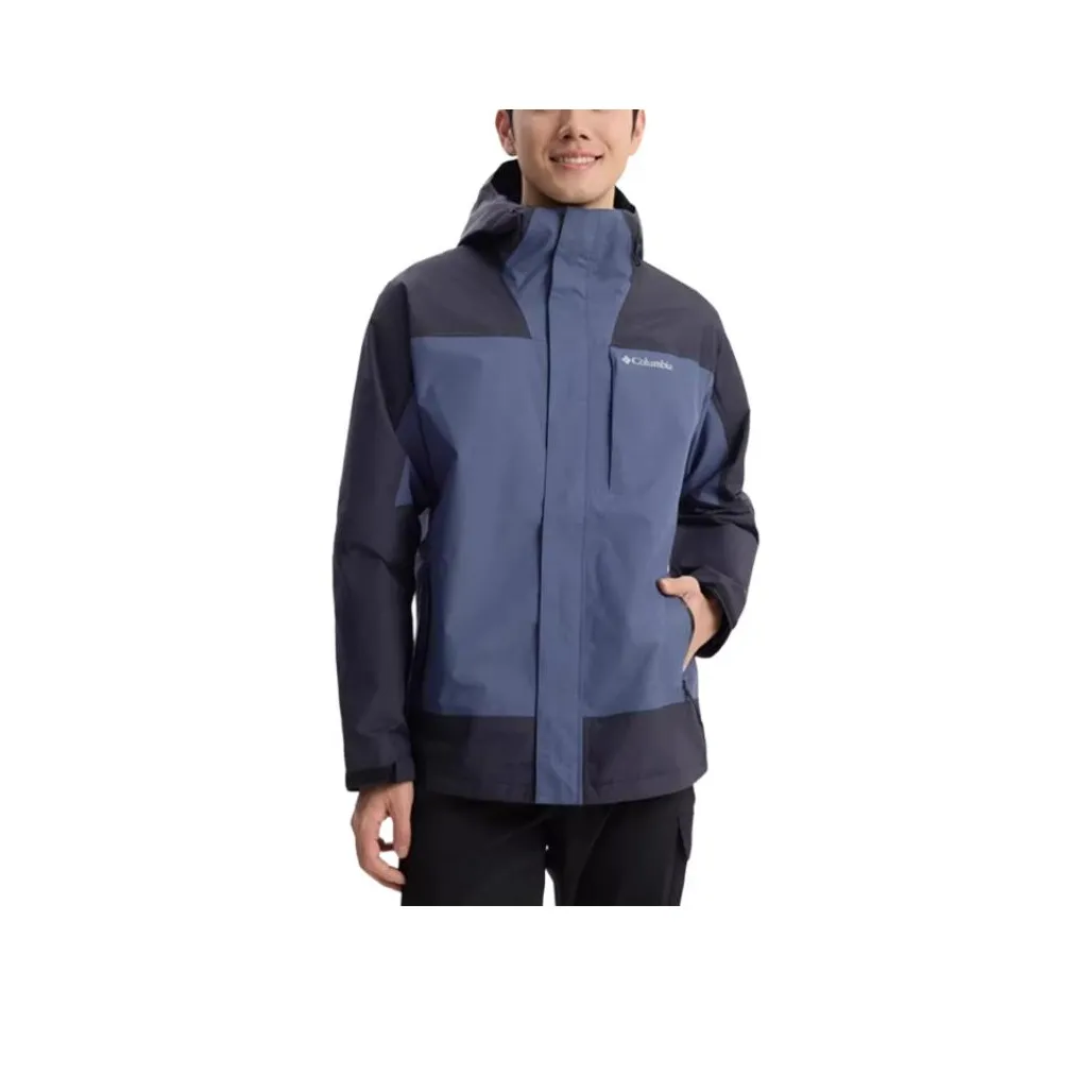 Columbia co-brand Темно-синяя мужская ветровка