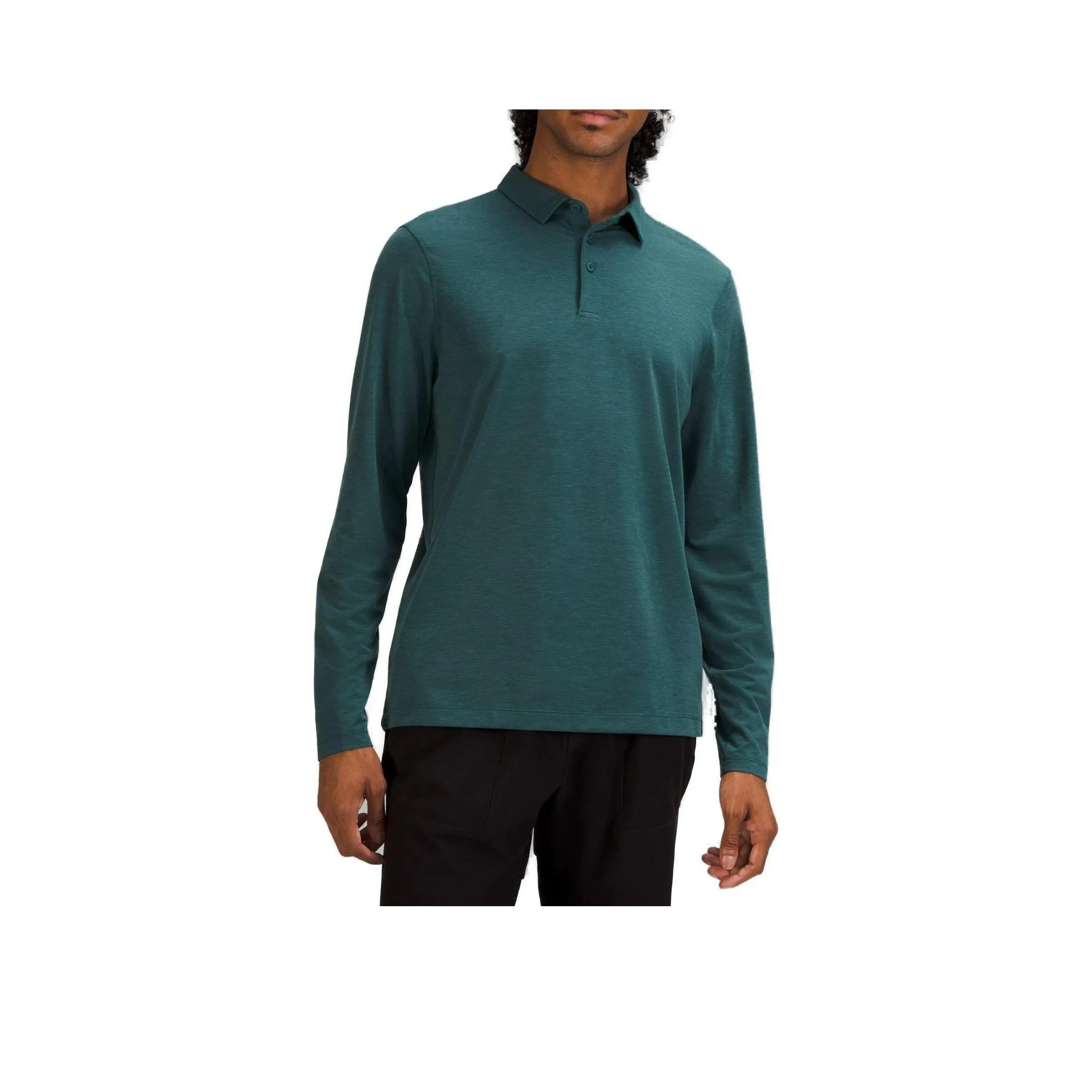 lululemon Evolution Поло Мужское Нефритово-Зеленый