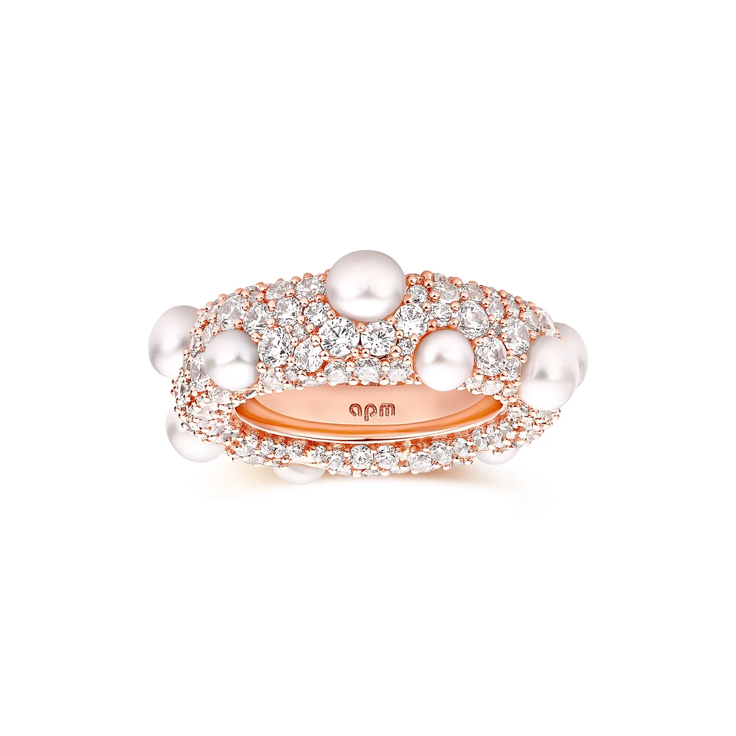 Apm Monaco Сплав Кольца Унисекс Розовый