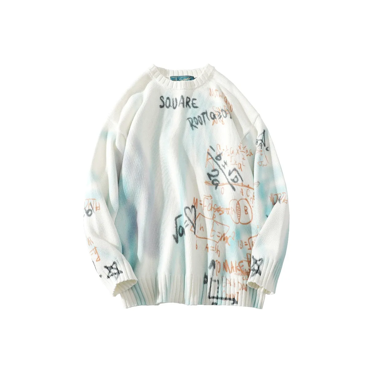 A SQUARE ROOT Свитер Унисекс Белый